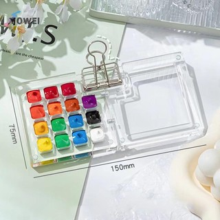 YOWEI 8 / 15 Lưới Acrylic Màu Nước Bảng Di Động Hộp Sơn Du Lịch Tranh Màu Nước Khay Sơn Nghệ Thuật Tiếp Liệu VN