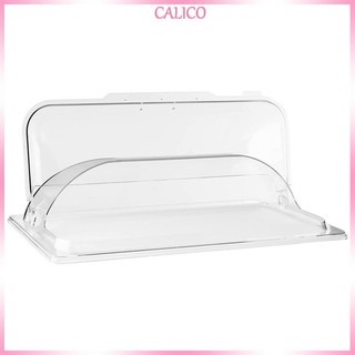 Calico Di Động Chống Bụi Nắp Đĩa Bánh Mì Trong Suốt Cookie Dome Flip Cover Shleter