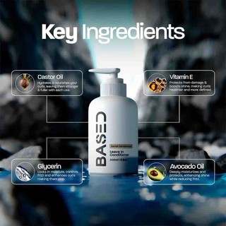 Based Bodyworks Leave In Conditioner – Hydrating & Strengthening Formula 200ml