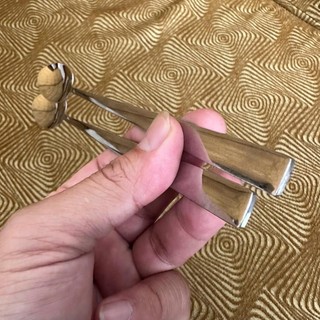 ( Muỗng R1 ) Muỗng pha trà uống cà phê cán dài R1  inox sáng bóng  kích thước 2,7 x 20,5  cm