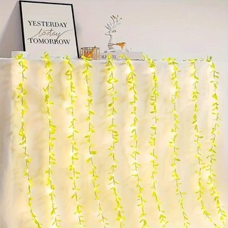CORESSPACE Hoa Nhân Tạo, Hộp Pin 2M 20Light Đèn Rèm Liễu, Luôn Trên Cây Giả Cây Nho Để Bàn Trang Trí Dây Giả Lá Dây Đèn
