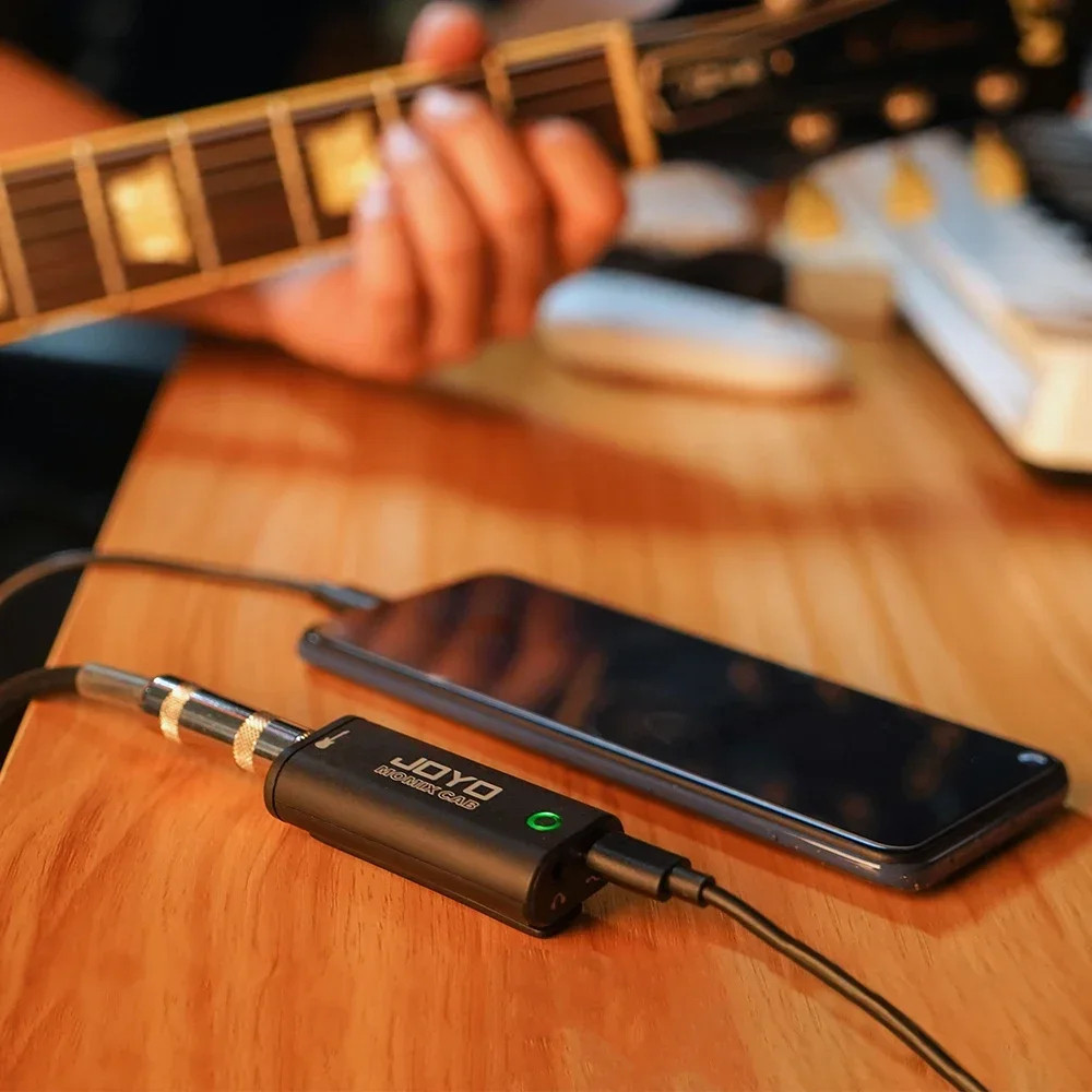 Joyo MOMIX CAB Thẻ âm thanh USB bỏ túi di động Ghi âm tai nghe Phát trực tiếp Cắm và chạy Bộ trộn âm thanh Mini