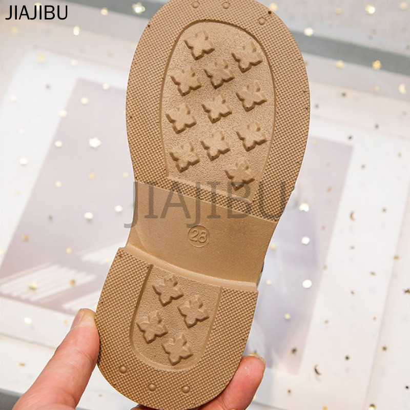Giày Da Gót Vuông Phong Cách Retro Dễ Thương Cho Bé Gái Giày Trẻ Em Thời Trang Giày Đi Học Màu Đen British Non-slip Round Toe Cosplay Doll Shoes Korean Fashion Casual Beige Platform Mary Jane Shoes Giày Đồng Phục Học Sinh Tiểu Học Giày Lolita Nhật Bản