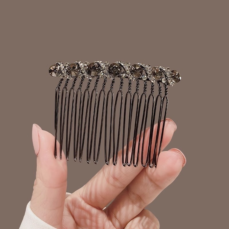 Mauropoli lược kim cương giả cao cấp, kẹp tóc liền mạch, kẹp tóc nữ đơn giản, mũ đội đầu