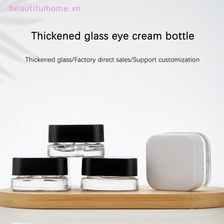 [Beautifulhome] 1 Chiếc Bình Vuông Thủy Tinh 9ml Chăm Sóc Da Lọ Kem Mắt Lọ Sữa Dưỡng Mắt Có Thể Đổ Lại Chai Trang Điểm Phấn Mắt Bảo Quản Hộp Đựng Mỹ Phẩm [Làm Đẹp]