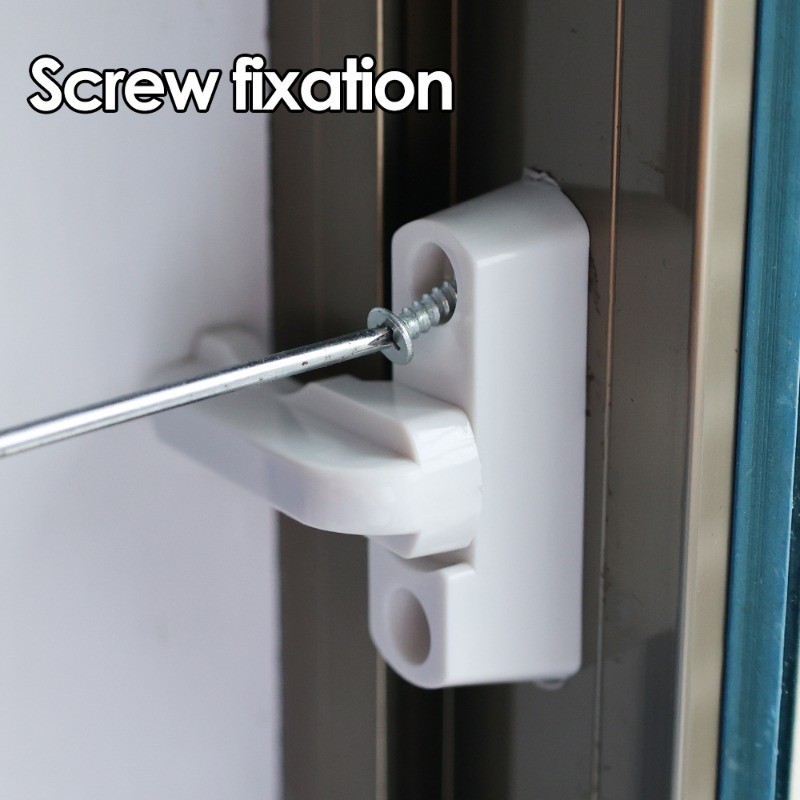 Khóa An Toàn Cửa Sổ Trẻ Em - Nút Chặn Chụp Cửa Sổ - Dễ Dàng Lắp Đặt - Khóa Trượt An Toàn An Toàn - Khóa Chống Trộm Hình Chữ T - Khóa Đóng An Toàn