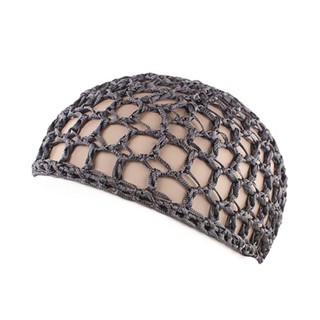 Lưới tóc lập kế hoạch, mão turban đen có thể điều chỉnh, handmade - phụ kiện tóc thời trang