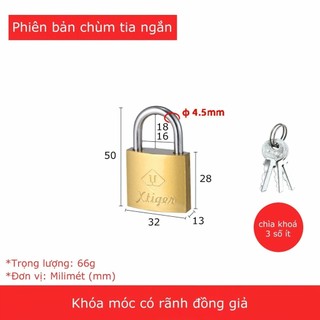 Ổ khóa bấm siêu bền, Ổ khóa cửa bấm tri vàng theo công nghệ Nhật Bản chịu lực cực kỳ chắc chắn SUNNY DAY