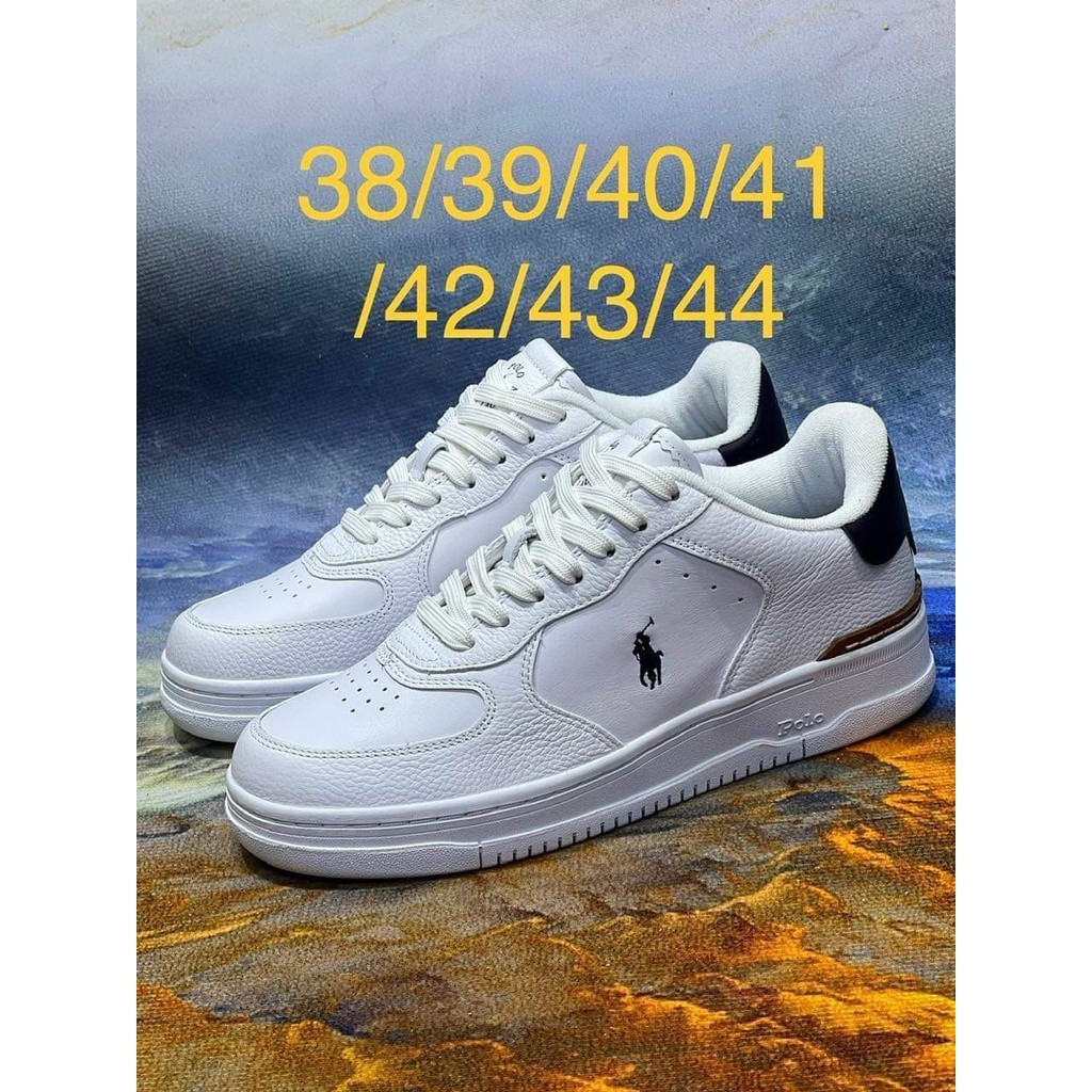 Giày sneaker hàng hiệu Polo Ralph Lauren Masters Court Leather Sneaker - Low Tops 2024 chính hãng - nhiều phối màu