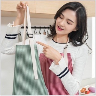 Tạp Dề Nấu Ăn Rửa Bát Chống Thấm Nước Ngăn Bắn Dầu Mỡ Có Túi Đựng Điện Thoại M86