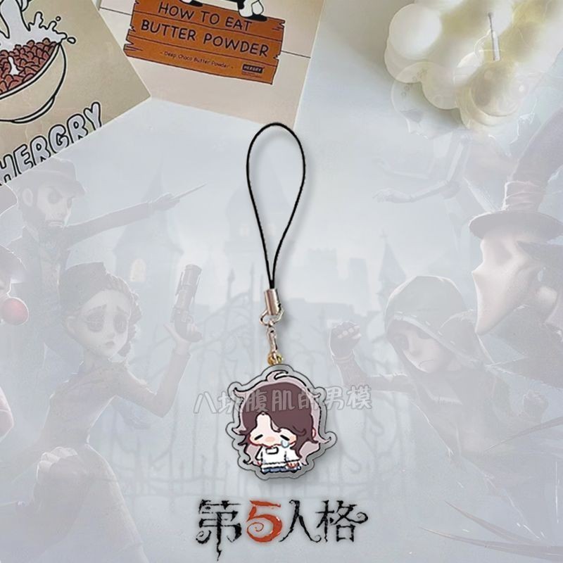 Identity V Cry Series Điện Thoại Di Động Dây Naib Subedar Frederick Kreiburg Acrylic Mặt Dây Treo Dây Dễ Thương Người