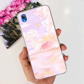 Dành Cho Vivo Y91C Y1S 1820 Vỏ Hoa Nhiều Màu Sắc SoftCase Silicon Trong Suốt TPU Vỏ Điện Thoại Cho Vivo Y90 1908 1823 1929 Ốp Lưng