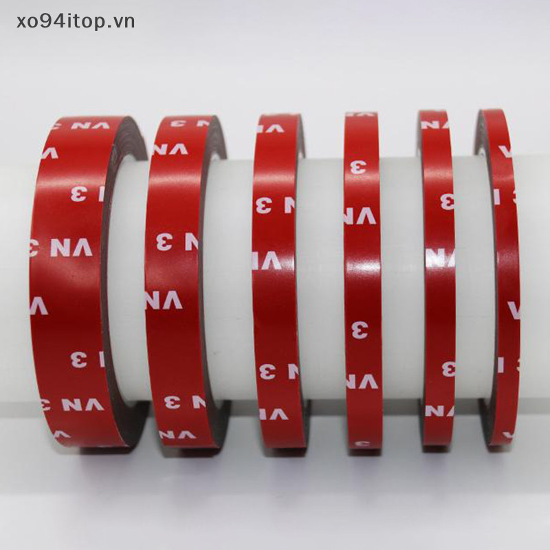 Xoitop 3 Mét Băng Hai Mặt Mạnh Mẽ Vĩnh Viễn Acrylic Bọt Dính Băng Miếng Dán Cho Ô Tô Nhà Trong Nhà Nhiệt Độ Cao VN