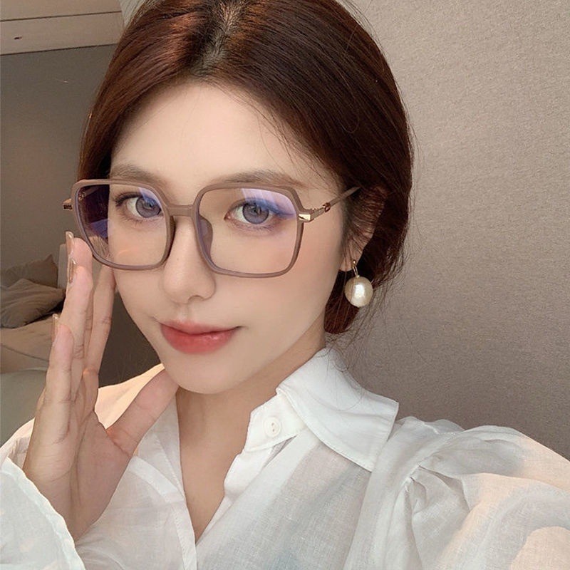 Kính cận thị thời trang -0.5 -1.0 -1.5 -2.0 -2.5 -3.0 -3.5 -4.0 độ dành cho nam và nữ với tròng kính có thể tháo rời kính chống ánh sáng xanh 045