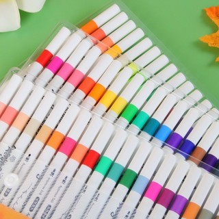 Bút Màu Vẽ Acrylic Marker 12/24/36/48/60 Màu Chuẩn, dùng để vẽ vải/giày/tường/giấy/da/ly