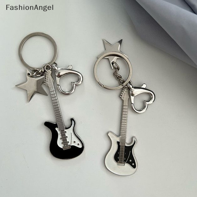 FashionAngel Y2k Guitar Trái Tim Tình Yêu Ngôi Sao Cho Nữ Ngọt Ngào Thoáng Mát Xu Hướng Thời Trang Mặt Dây Chuyền Vintage Thẩm Mỹ Phụ Kiện Quà Tặng Mới TH