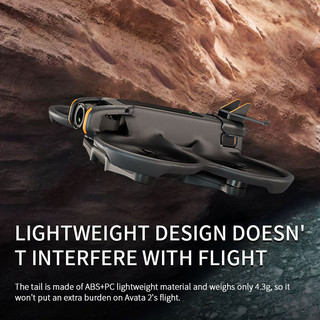 Dành cho DJI Avata2 Cool Snap on Sports Tail Traversing Drone Phụ kiện nhẹ