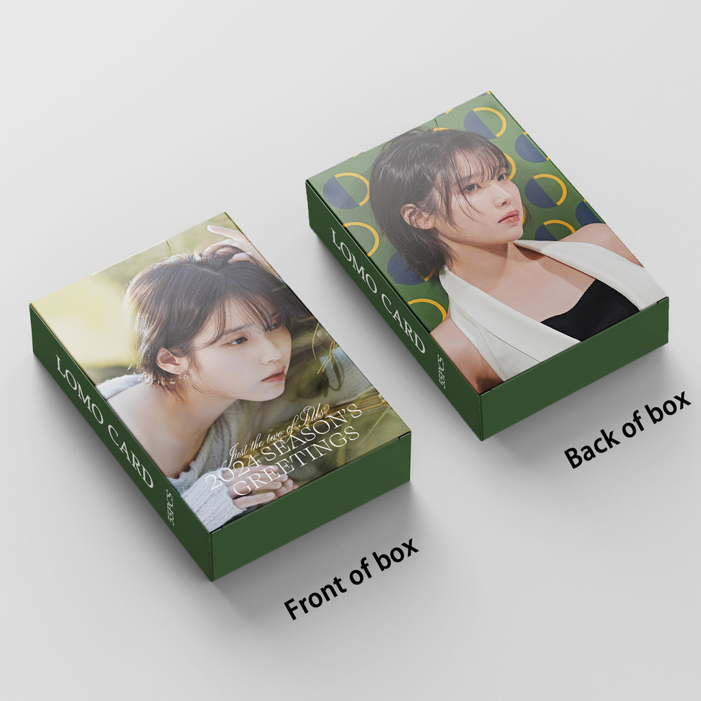 50-55 Cái / hộp IU World Tour Mùa Chiến Thắng Lời Chúc Mừng Photocards Laser Holographic Lomo Cards Kpop Hologram Bưu Thiếp YM