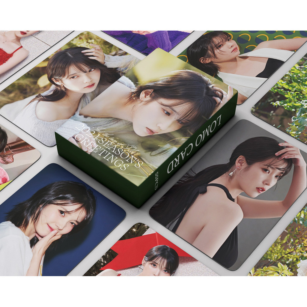 50-55 Cái / hộp IU World Tour Mùa Chiến Thắng Lời Chúc Mừng Photocards Laser Holographic Lomo Cards Kpop Hologram Bưu Thiếp YM