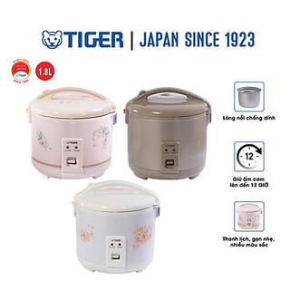 Nồi Cơm Điện Tiger 1.8L JNP-1800-FK / JNP-1800-FL / JNP-1800-TN, 667W, Bảo hành 24 tháng