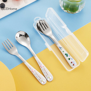 Gcdhome Trẻ Em Thìa Inox Hoạt Hình Nồi Ô Tô Thìa Súp Bun Nhà Bếp Thiết Yếu Dễ Thương Bộ Đồ Ăn Trẻ Em Thìa Nĩa HOT