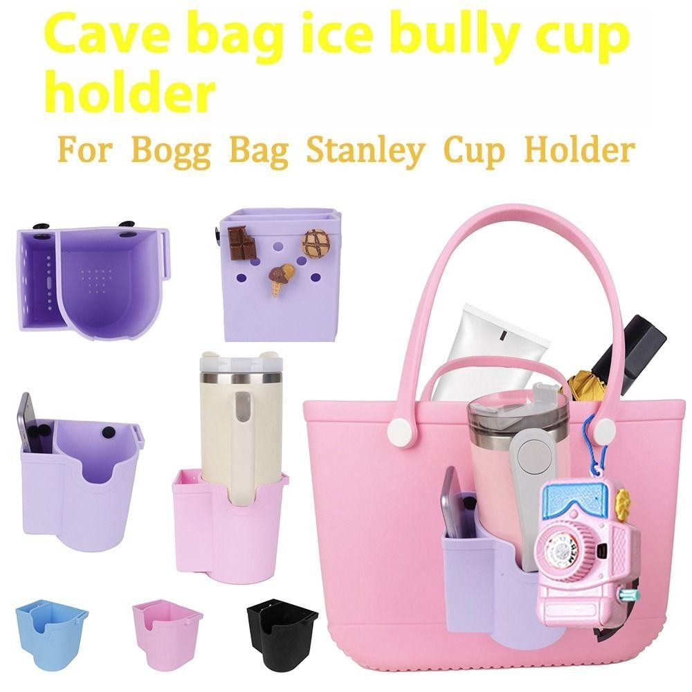 Giá đỡ điện thoại HOBBYIN, Túi đựng đồ chống nước mềm, Giá đỡ cốc nước silicon đa chức năng cho túi Bogg cho túi Bogg