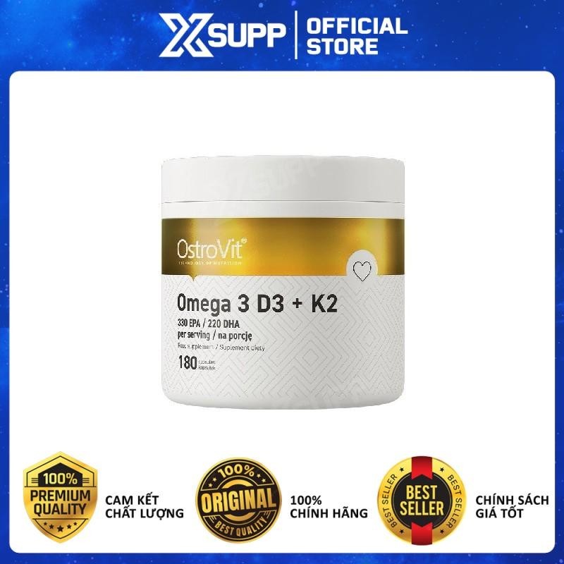 Ostrovit Omega3 D3K2 - Dầu Cá Fish Oil, Dầu cá hàm lượng cao kết hợp D3 K2