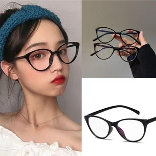 Kính mắt mèo nam nữ phong cách hàn quốc, Mắt kính mát không độ giả cận thời trang Styley K035