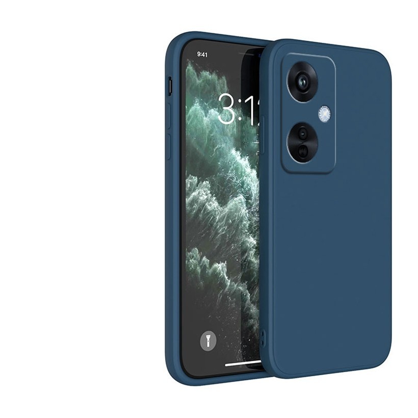 [Sẵn Sàng] Ốp Điện Thoại Siêu Mỏng Cạnh Thẳng Silicon Mềm Bảo Vệ Camera Vỏ Mờ Cho OPPO A60 A79 Reno 11 Pro 11F Find X7 Ultra