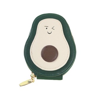 Ví đựng thẻ Mini BAMBOOB, Túi đựng thẻ ID dung tích lớn bằng da PU, Túi đựng thẻ bơ hoạt hình chất lượng cao 11 túi đựng tiền xu Ví nữ