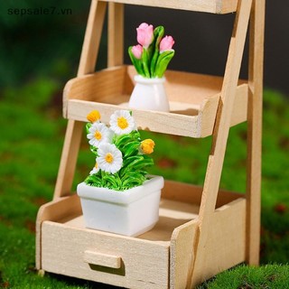 [ToyFeb] 1 Cây trồng trong chậu Mô phỏng Nhà búp bê mới Chậu thu nhỏ cho cây xanh trong chậu Nội thất nhà búp bê Trang trí nội thất {vn}