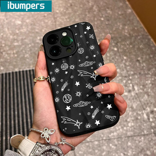ibumpers Ốp Lưng IPhone Đơn Giản Graffiti Hành Tinh Tình Yêu Họa Tiết Cho IPhone 16 15 14 12 13 11 Pro Max IP 7 8 Plus X XS XR Ốp Điện Thoại Silicon Mềm Chống Sốc