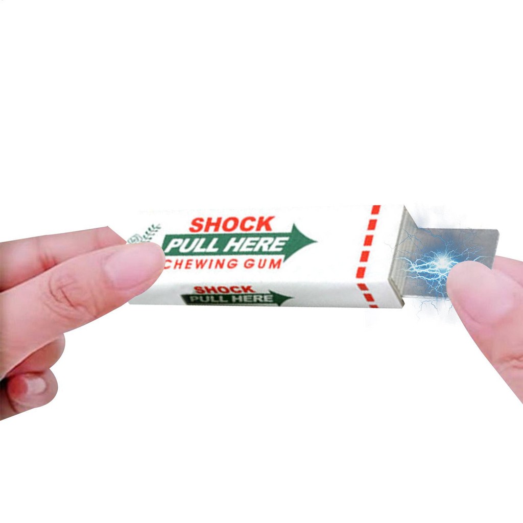 Điện Shocker Gum Điện Nhai Kẹo Cao Su Joke Prank Ngộ nghĩnh Đồ Chơi Prank Sáng Tạo Trò Chơi Sốc Ngày Cá Tháng Tư Prank Đồ Chơi Sốc wipqsvn