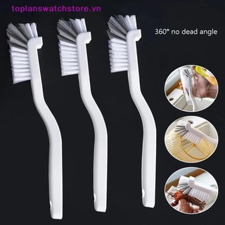 Toplanswatchstore 1 / 3 Chiếc Bàn Chải Vệ Sinh Tay Cầm Dài Bình Sữa Ống Thủy Tinh Bàn Chải Vệ Sinh Nhựa Làm Sạch Đĩa Bàn Chải Dụng Cụ Nhà Bếp Gia Đình VN