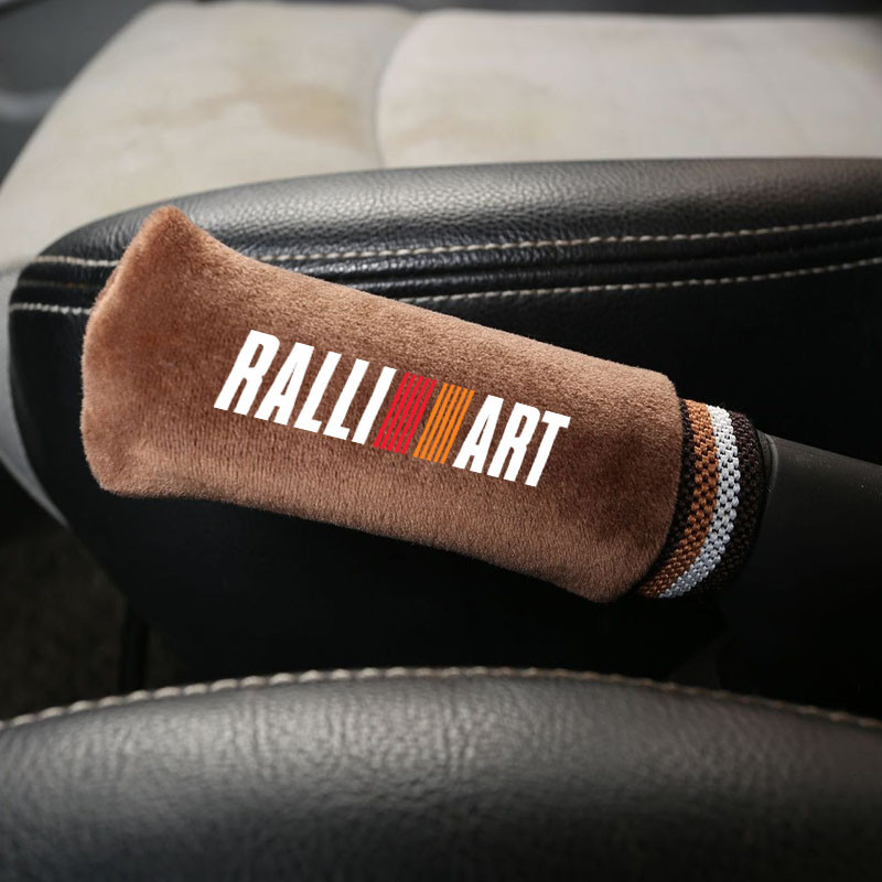 Mitsubishi Ralliart Phanh Tay Bánh Răng Dịch Chuyển Bao Bánh Răng Đòn Bẩy Bảo Vệ Bao Da Tự Động Truyền Bằng Tay Phụ Kiện Ô Tô Mềm Mại Và Thoải Mái