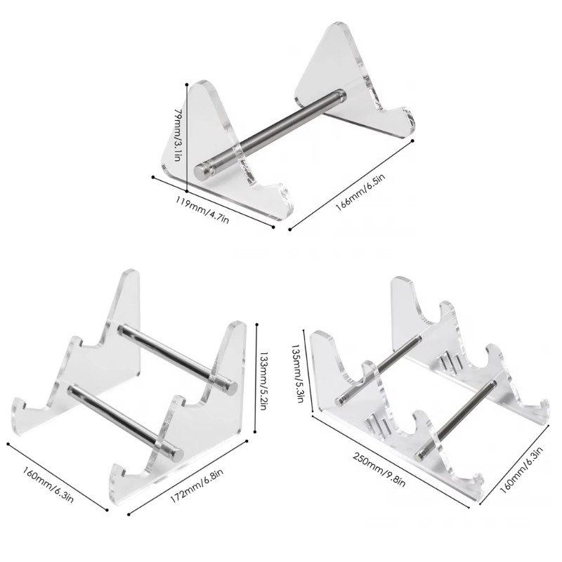 KIKIN Giá đỡ bàn phím Acrylic Giá đỡ màn hình Giá đỡ bàn phím cơ Giá đỡ lưu trữ