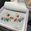 Bông Tai Nhiều Màu Sắc Zircon s925 Bạc Kim Tính Khí Bông Tai Thời Trang Nữ