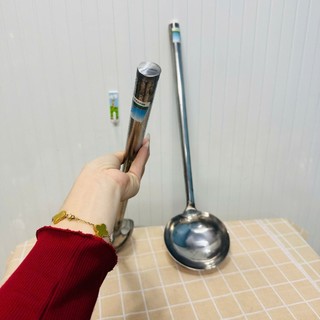 Muôi inox xào, Vá inox xào cho bếp công nghiệp  - Phương Trang