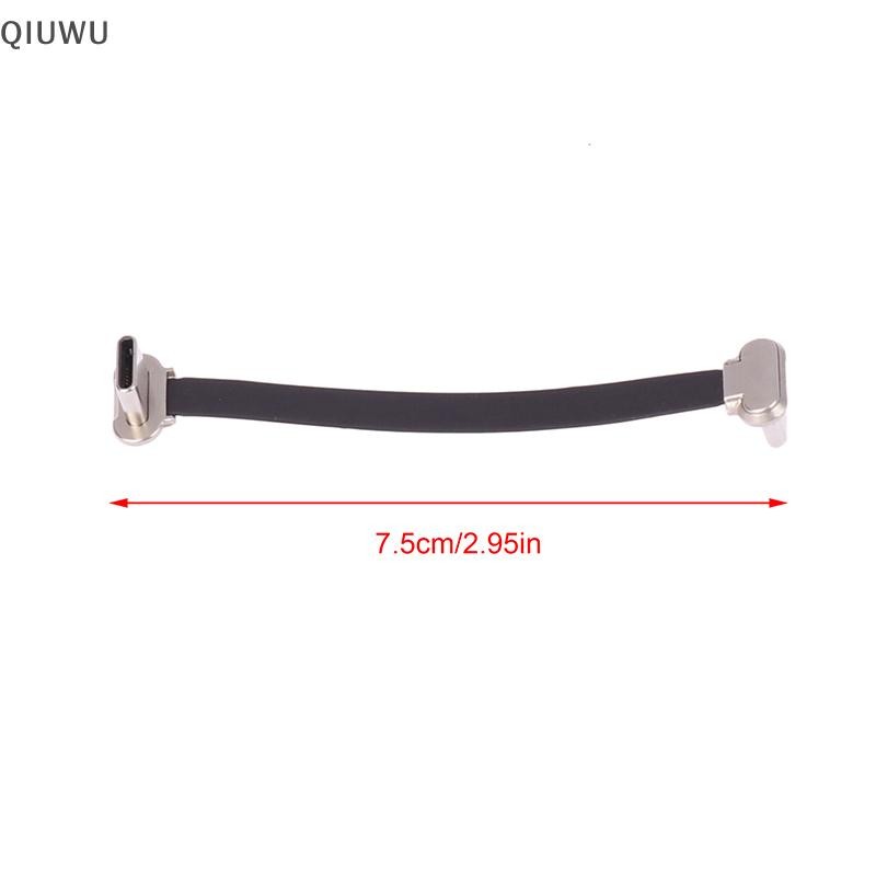 Bảng thử nghiệm QIUWU USB C TYPE-C USB FPC Cáp phẳng mềm Cáp sạc nam sang nam Cáp sạc nhanh Dây sạc mở rộng cho điện thoại.