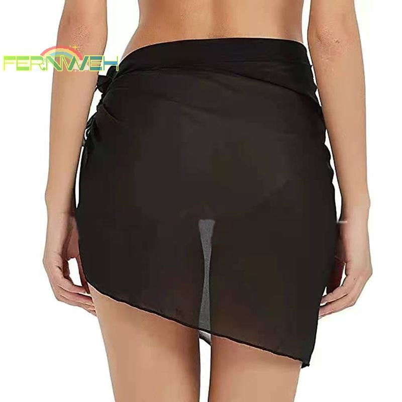 [Fernweh] Váy voan ngắn sarong dành cho nữ Váy không có Bikini Đồ bơi đi biển Bộ đồ tắm Bọc váy cho đồ bơi Mùa hè che đậy [MỚI]