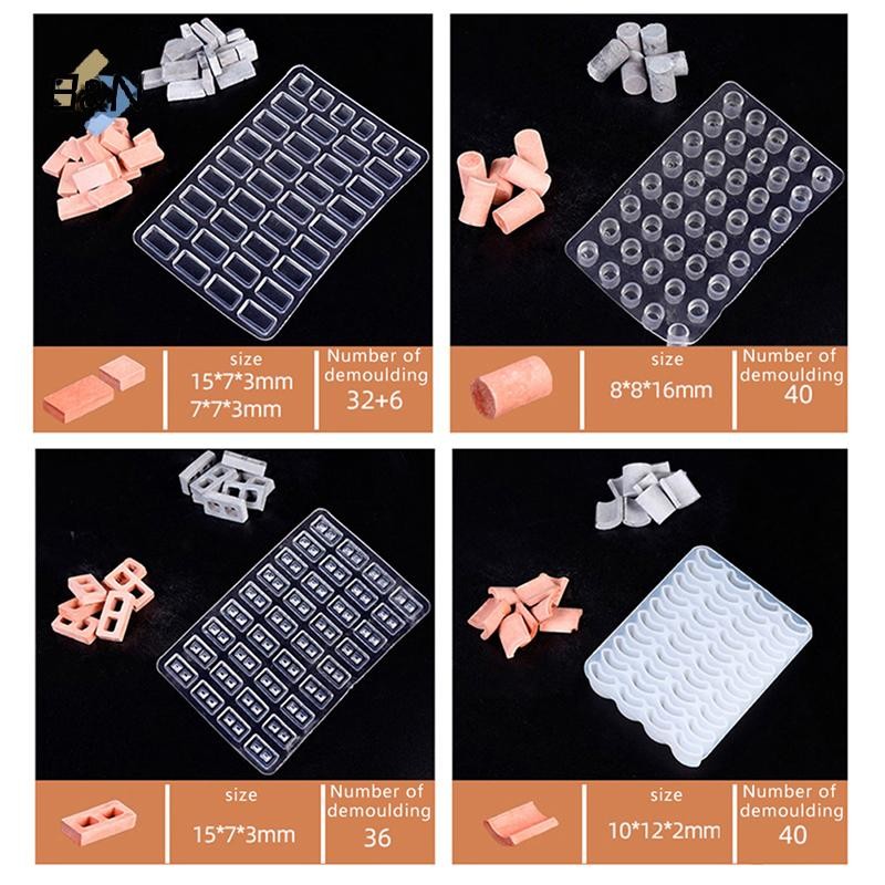 B & N 1 Cát Bàn Làm Gạch Khuôn Silicon Mô Hình Gạch Nhà Nhỏ Handmade Bộ DIY Trang Trí Nhà Cửa.