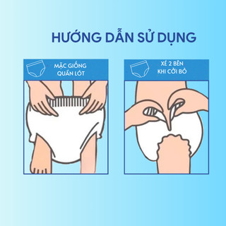 Băng vệ sinh ban đêm dạng quần VIỆT THÁI cho phụ nữ sau sinh, đến ngày, size S-M /vòng hông 60-100cm, 5 miếng/ gói.