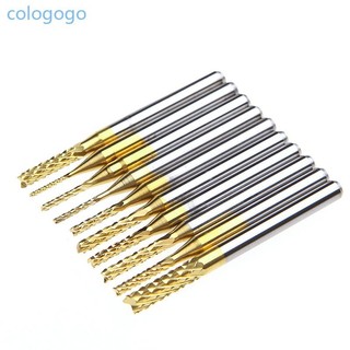 Colo 10 Cái 1 8 0 8-3 175mm PCB Mũi Khoan Khắc Máy Cắt CNC Đầu Mill Bộ