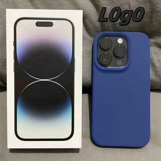Ốp Silicon Lỏng Cho iPhone 16 E 16 15 14 13 12 11 Pro Max Plus Full Logo Cover Cho iPhone 15 Plus 13 12 11 Ốp Lưng