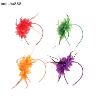 Meisha888 1 Nữ Fascinator Mũ Hoa Lưới Sợi Cocktail Tiệc Cưới Phụ Kiện Tóc Trang Trí