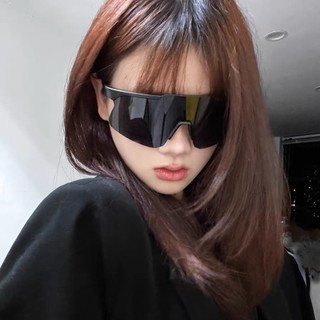 Kính râm thể thao ngoài trời khung lớn Cyberpunk cho nam và nữ, trượt tuyết, leo núi, chống gió, che nắng, kính đi xe đạp I9H7
