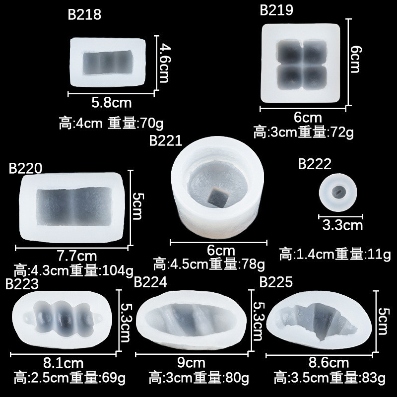 Muffin Bánh Mì Hình Khuôn Silicon Bóp Đồ Chơi Khuôn Fondant Trang Trí Bánh Bản Sao Bánh Thạch Cao Đất Sét Khuôn Silicon