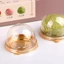 GAVESTO 50 Cái Hộp Đựng Muffin, Đồ Dùng Tiệc Mini Cupcake Hộp, Hộp Đựng Bánh Mái Vòm Đám Cưới Bằng Nhựa
