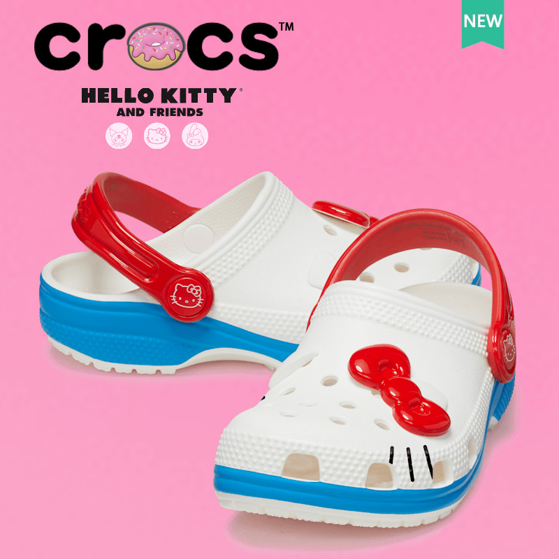 GIÀY CLOG TRẺ EM CROCS CLASSIC HELLO KITTY IAM - WHITE#209454 | Shopee ...