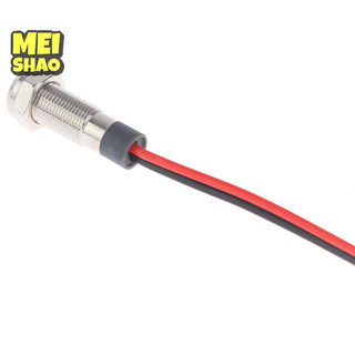 Đèn báo cảnh báo kim loại led 6mm chống nước MeiShao P67 3v 5v 6v 12v 24v 220v
